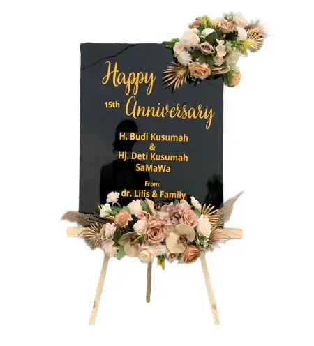 Papan Bunga Akrilik Sapikerep
